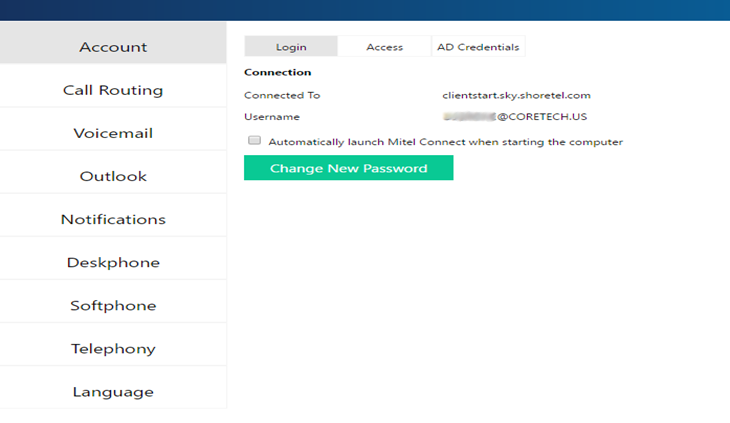Navigating the Mitel Connect Desktop App
